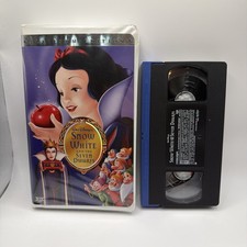 Snow White and the Seven Dwarfs VHS, 2001, Platinum Edition, Clamshell 