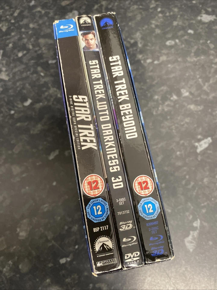 Star Trek Kelvin Timeline Trilogy Exclusive Blu Ray & Dvd Bundle With Slipcovers - Image 2 of 4