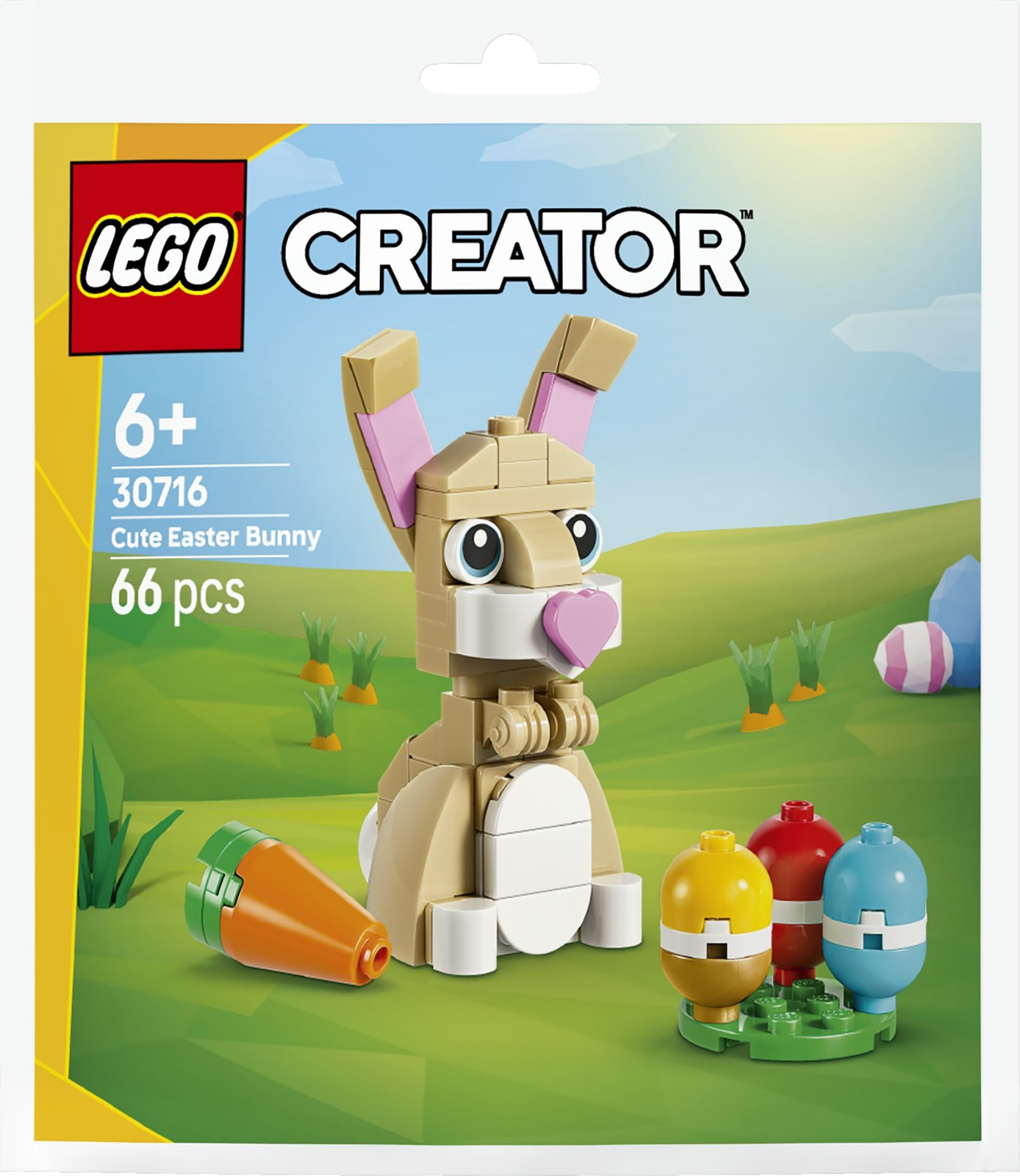 LEGO POLYBAG Creator - Adorabile coniglietto di Pasqua 30716 - Immagine 3