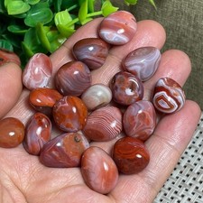 55g Tumbled Stone red agate stone raw rock polished gemstone Healing Crystal