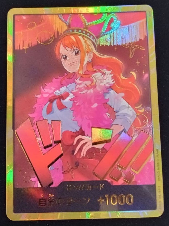 One Piece Card Don Card Nami Gold Japanese DHL EB03 Heroines