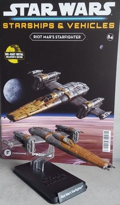 STAR WARS DEAGOSTINI FANHOME Riot Mars Starfighter ISSUE 84 OVP & NEU