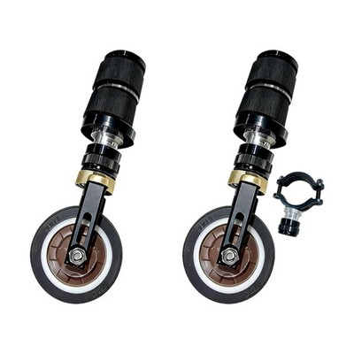 Sitzrohr Caster Wheel Faltbares Fahrrad Zusatzrad mit 360 Grad Schwenkrad