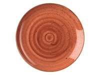 Churchill Stonecast Flacher Teller, Porzellan, Spice Orange 26X2X26 Cm