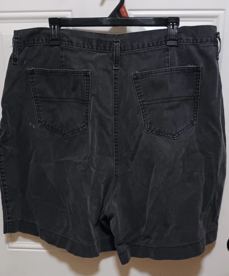 Pantalones cortos de mezclilla de algodón Venezia Jeans talla 24 oscuros Foto 3 de 4