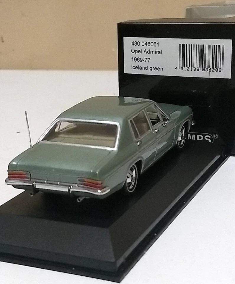 Minichamps 1/43 OPEL  ADMIRAL 1969-77 Verde 430046061 Limited Edition 3792 pcs - Immagine 3 di 4