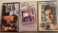 Randy Travis High Lonesome Always and Forever Old 8x10 Audio Cassette Tape Lot 3