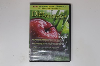 Diet Analysis+ Version 8.0.1 Windows Vista Compatible Software