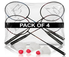 EastPoint Sports 2 Player Badminton Racket Set; Contains 4 Rackets