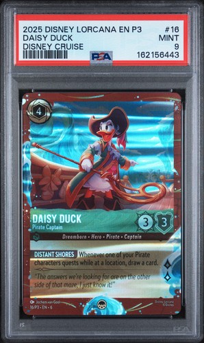 Daisy Duck - Pirate Captain graded PSA 9 for sale on eBay