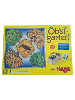 HABA Obstgarten Würfelspiel kooperativ Kinder ab 3 Jahre Farbwürfelspiel