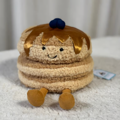 Jellycat Amuseables Fran Pancakes Soft Plush Stuffed Toy Gift With