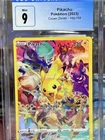 Pokémon Pikachu Full Art Secret Rare Holo Crown Zenith 160/159 CGC 9 Card