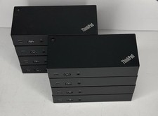 LOT OF 8 Lenovo Thinkpad USB-C Dock USB 3.0 4K Plug and Display DK1633 03X7194