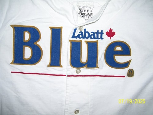 Vintage Labatt Blue Baseball Jersey Size Medium - Picture 3 of 3