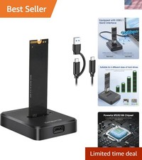 M.2 to USB C Adapter with 10Gbps Transfer - Versatile SSD Enclosure 2230-2280
