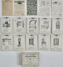 Antique 1900 ADVERTISING GAME HOUSEKEEPING ACME WHITE LEAD/COLOR WORKS/NEAL'S