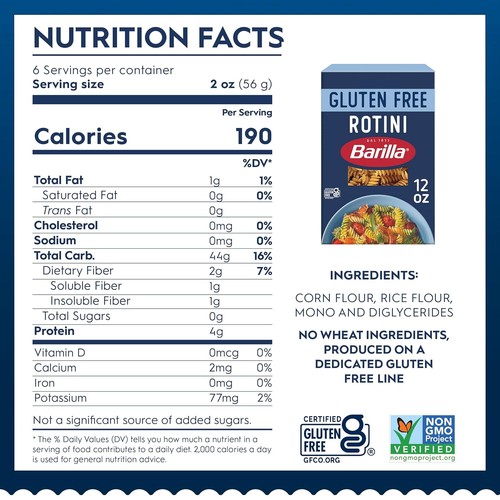 Healthy Gluten Free Rotini Pasta (12oz, 8-Pack) – Delicious & Easy to Cook - Picture 4 of 11