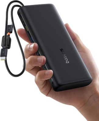 Powerbank 20000mAh Schnellladung USB-C Digitalanzeige für Handy, Laptop, Reisen