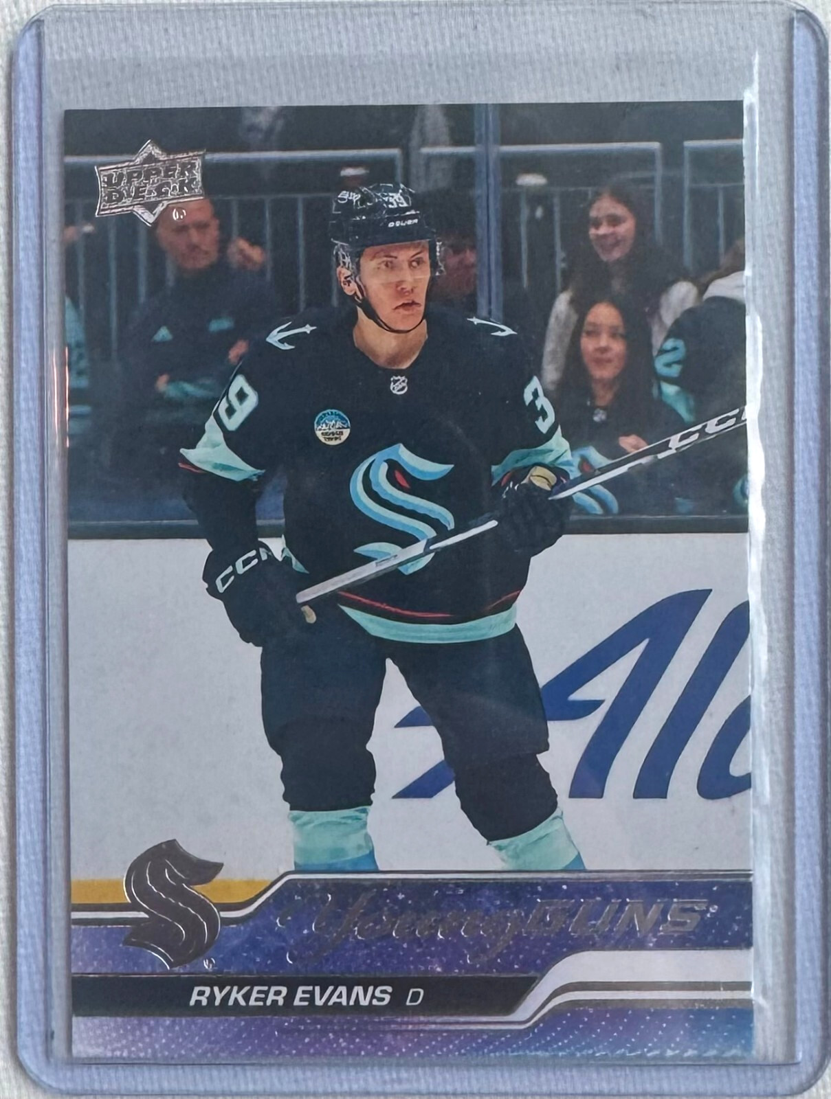 2023-24 Upper Deck Ryker Evans Young Guns #726 UD Extended Series Rookie