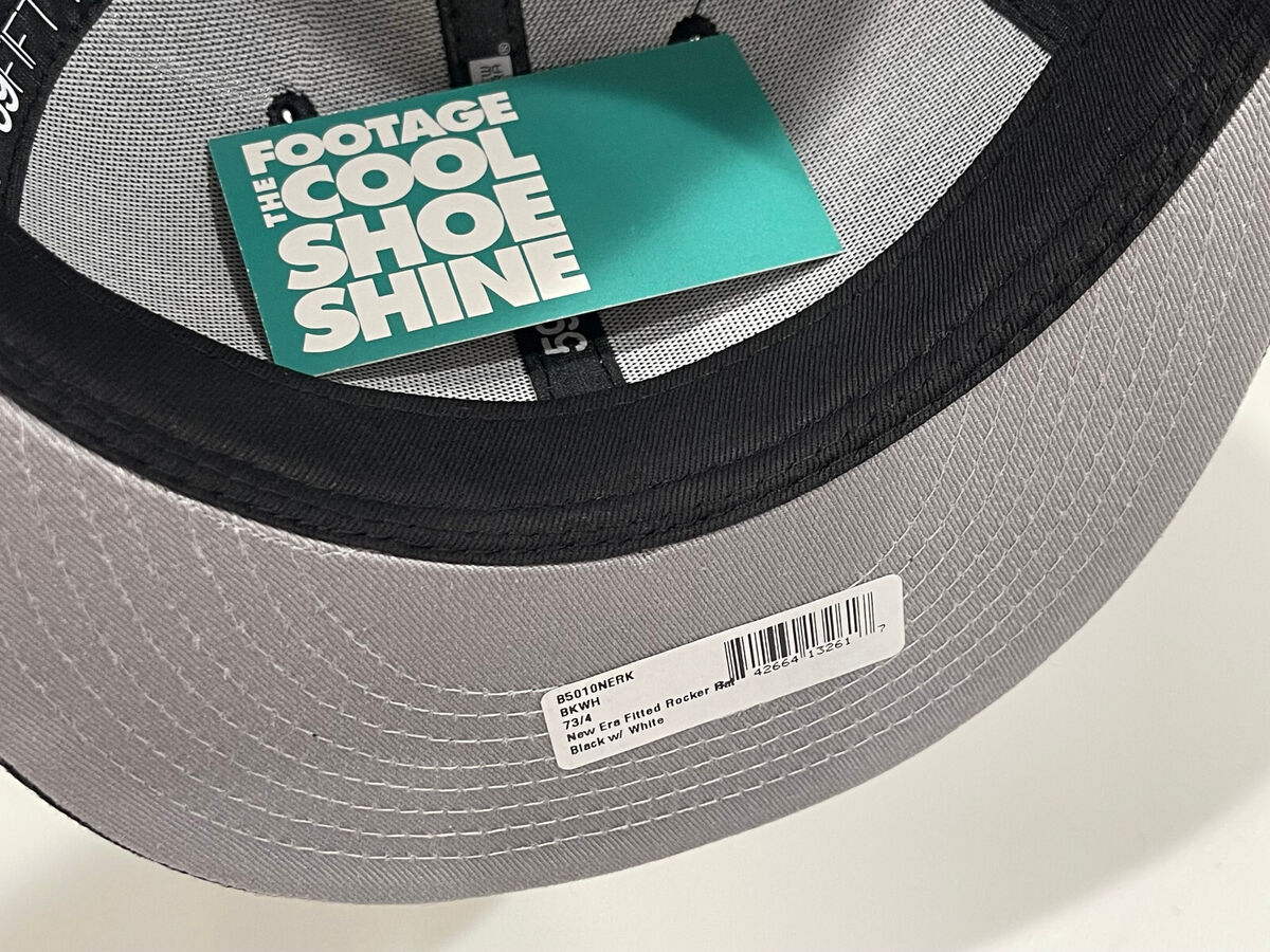 NEW ERA 59FIFTY BORN x RAISED BXR ROCKER FITTED HAT BLACK NEW ERA 59FIFTY BORN x RAISED BXR ROCKER FITTED HAT BLACK