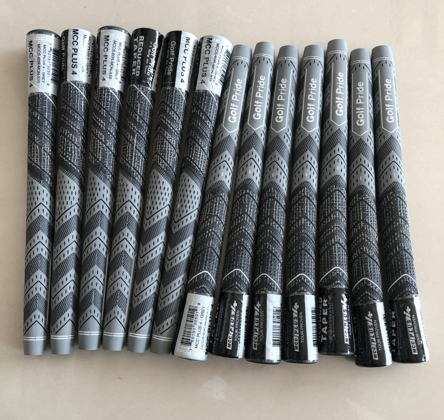 13PCS For Golf Pride MCC Plus 4 Glof Club Grips Midsize Gray Set USA