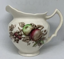 Johnson Brothers Harvest Time Pitcher Creamer Grapes Apples