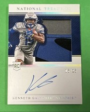 2021 National Treasures Collegiate Kenneth Gainwell Patch Auto #16/25 (DC) 💎