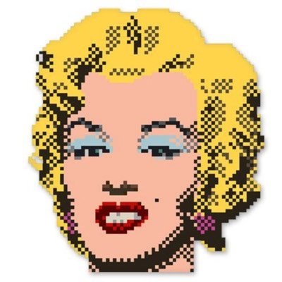 Marilyn Monroe Pixelated Car Vinyl Sticker - SELECT SIZE