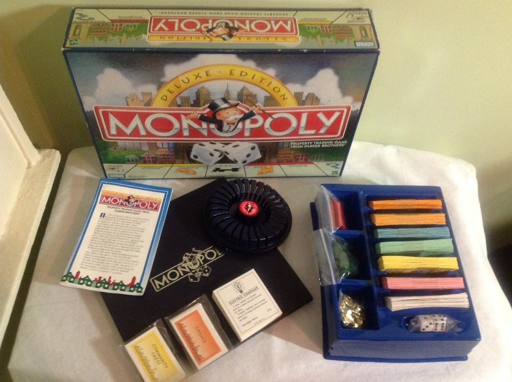 Monopoly DELUXE Edition Property Trading Game from Parker Brothers