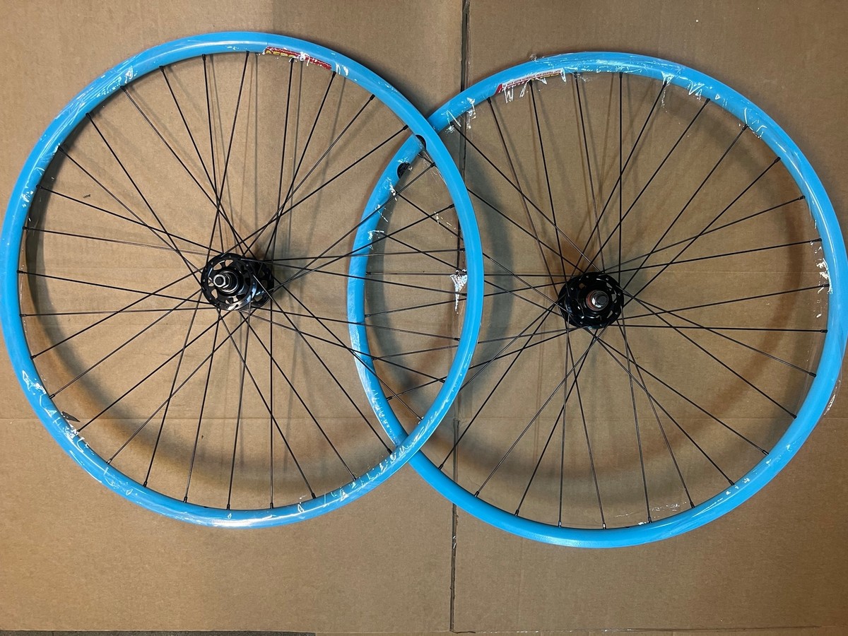 Velocity Aero Singlespeed Wheelset Frost Blue FX/FW 700c (ID 1) | eBay