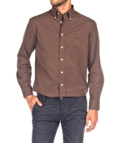 CAMISA ENTALLADA CHICO HOMBRE MARRÓN ARROW