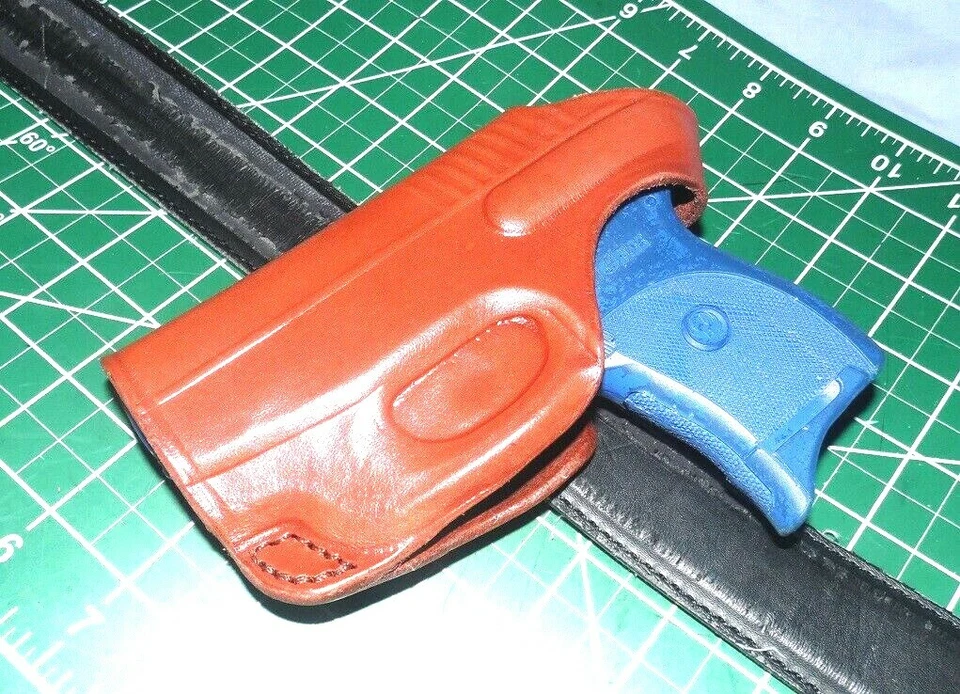 Tagua CDH1-078 LH Leather CROSSDRAW Thumb Break Holster Ruger LC9 w/ CTC Laser - Image 3 of 4