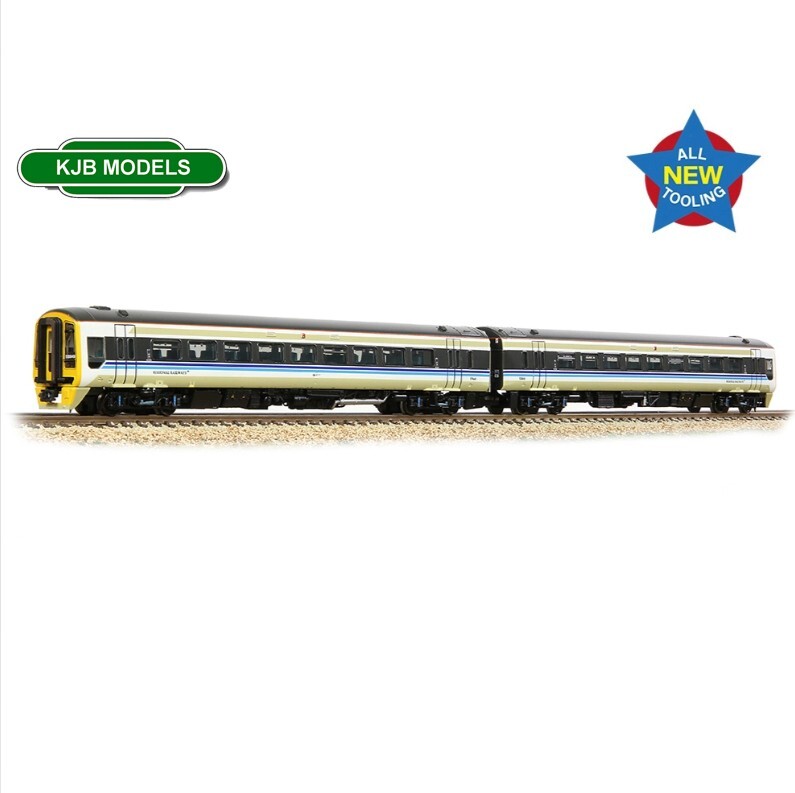 N Gauge Farish 371-850 Class 158 2 Car DMU BR Regional Railways