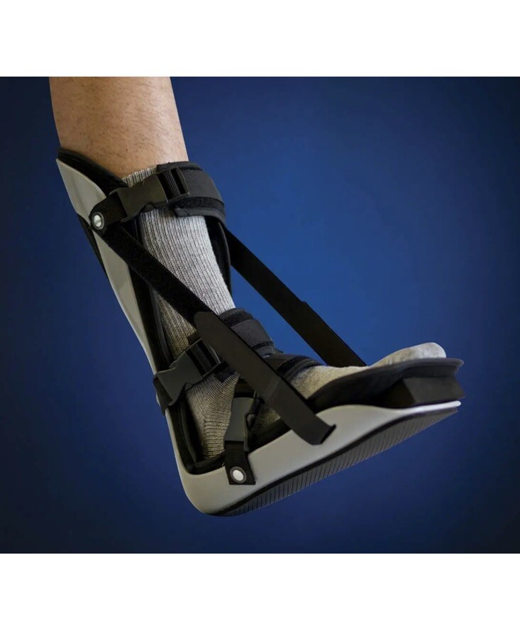 United Ortho Plantar Fasciitis Adjustable Leg Support Brace Large Night