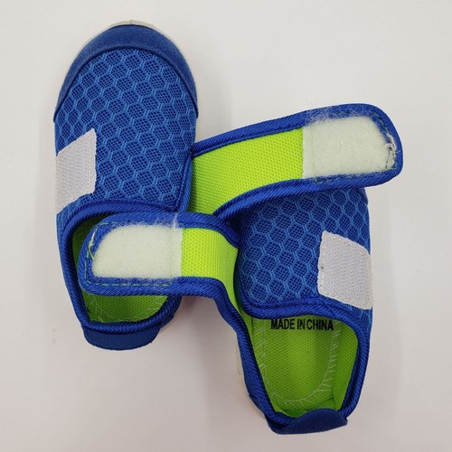 Babeimao Toddler 20 US 5 Water Shoes Play Hook & Loop Mesh Blue - Picture 8 of 9