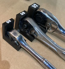 Modular Ratchet Organizers w/Magnets 1/4, 3/8 & 1/2" Drive Set