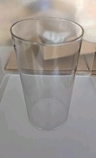 Lampenschirm Ersatzglas Smokey Ø90mm Höhe 180mm Zylinder Lampen Glas  Schrim