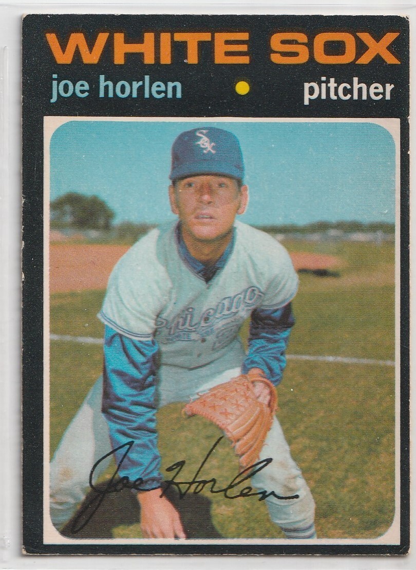 1971 OPC  O-Pee-Chee #345 Joe Horlen   Chicago White Sox