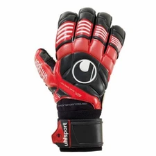 Uhlsport Eliminator Supersoft Bionik Red Soccer Goalkeeper GK Gloves Mens 10 new