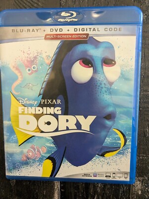 Blu-ray Movie Disney Pixar Finding Dory (Released 2016) w/ Case Shown