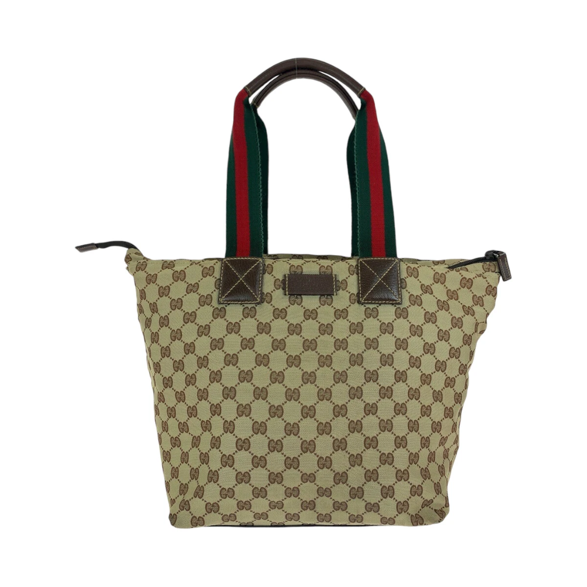 Sac fourre tout GUCCI Web Stripe 131231 sac à main sac à bandoulière marron doux toile GG