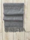 PHENIX GRAY CASHMERE SCARF  68” x 10” NEW — photo 4
