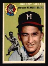 1954 Topps #122 Johnny Logan - NM+