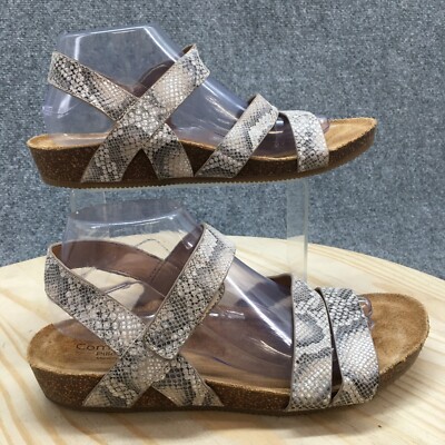Comfortiva Sandals Womens 9.5 W Gardena Casual Strappy Slingback CT0021154 Gray