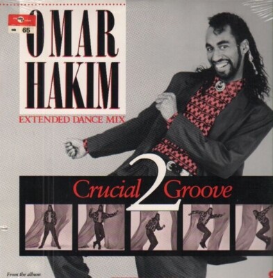 Omar Hakim Crucial 2 Groove Vinyl Single 12inch NEAR MINT GRP