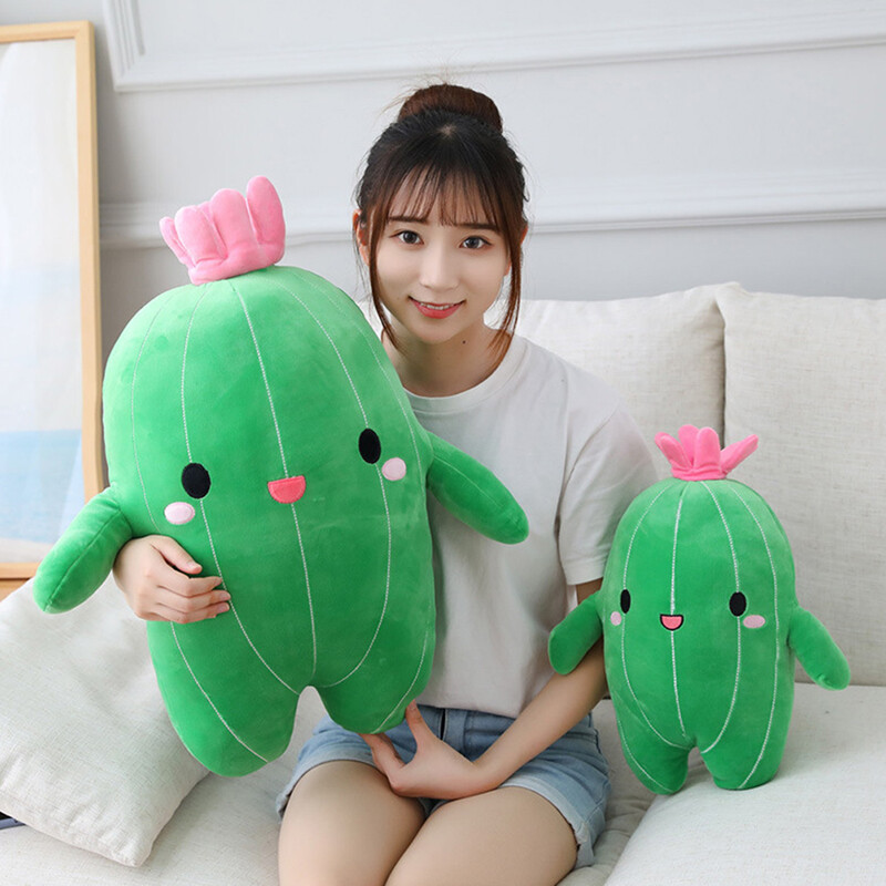 25cm Flower Plant Cactus Plush Toy Stuffed Doll Pillow Cushion Bolster