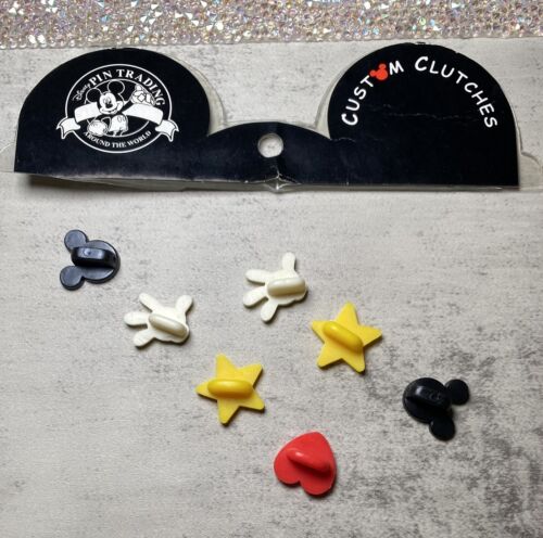 Disney Custom Clutches  4 Shapes Mickey Ears, White Glove, Star ,Heart, Lot of 7 - 第 1/8 張圖片