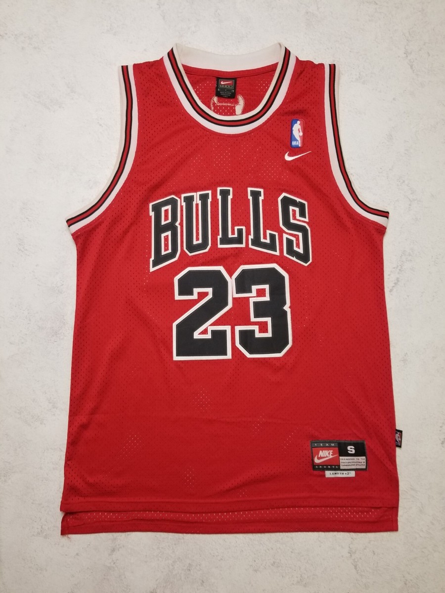 Rare Vtg Nike Chicago Bulls 23 Michael Jordan Basketball Red