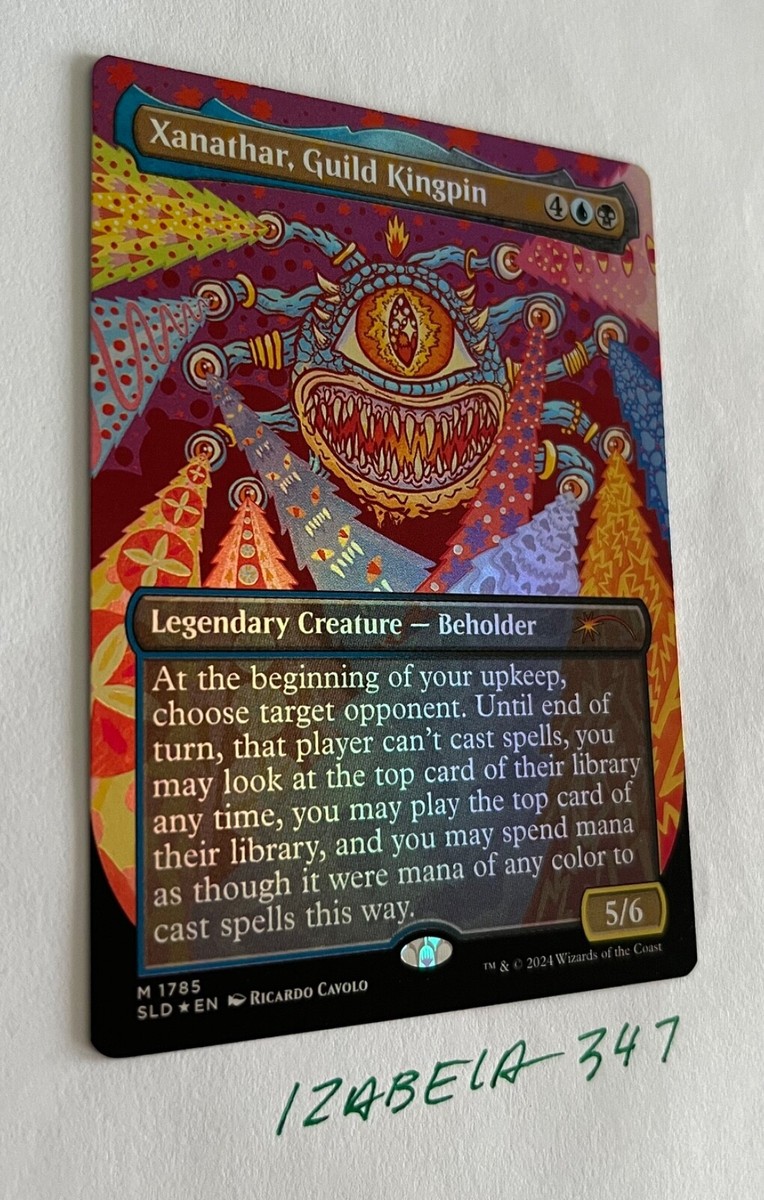 MTG Xanathar, Guild Kingpin RAINBOW FOIL Secret Lair x Dungeons